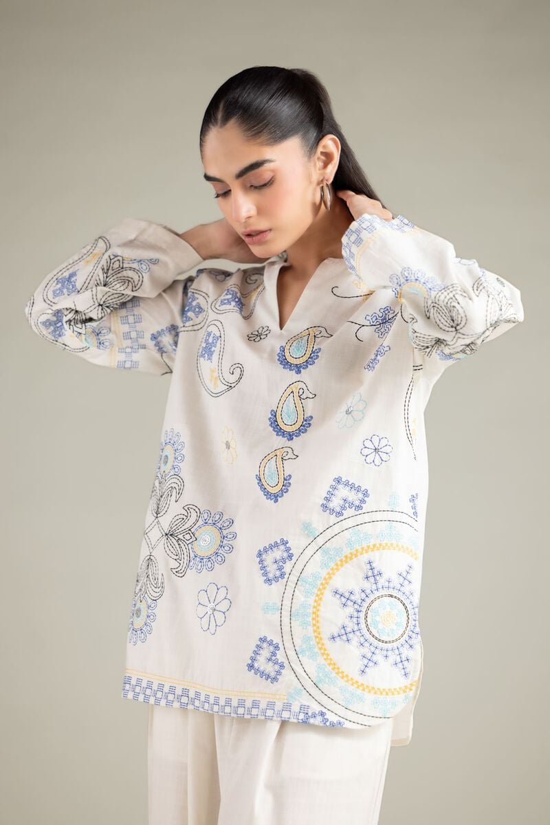 Textured Cotton | Tunic | USD 35.00