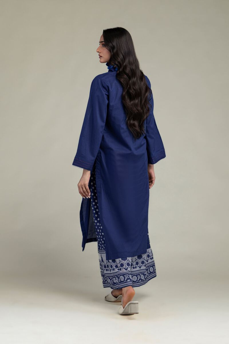 Printed | Cambric | Longline Solid Kurta | USD 35.00