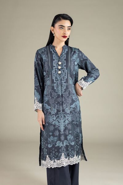 Embroidered | Raw Silk | Kurta | USD 45.00