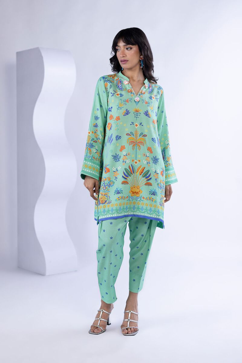 Printed | Thai Silk | Kurta | USD 22.50