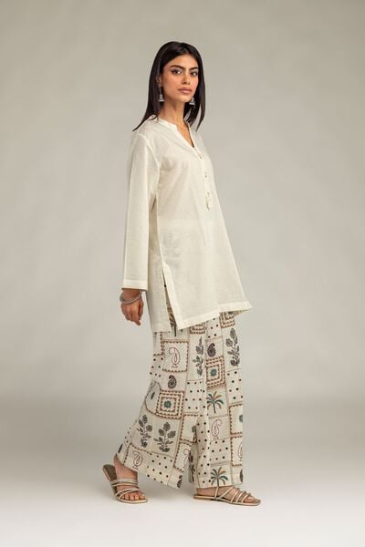 Embroidered | Cotton Dobby | Cotton Floral Pants | USD 45.00