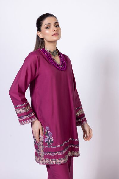 Embroidered | Viscose Oak Silk | Kurta | USD 50.00