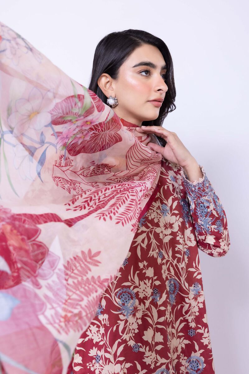 Printed | Chiffon | Dupatta | USD 8.50