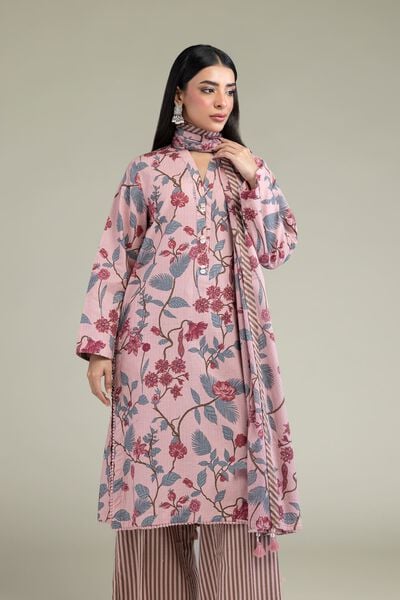 Printed | Cotton Dobby | Floral Longline Kurta | USD 30.00
