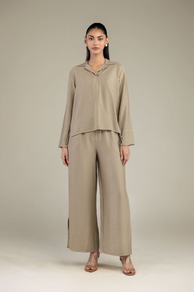 Dyed | Crepe | Trousers | USD 35.00