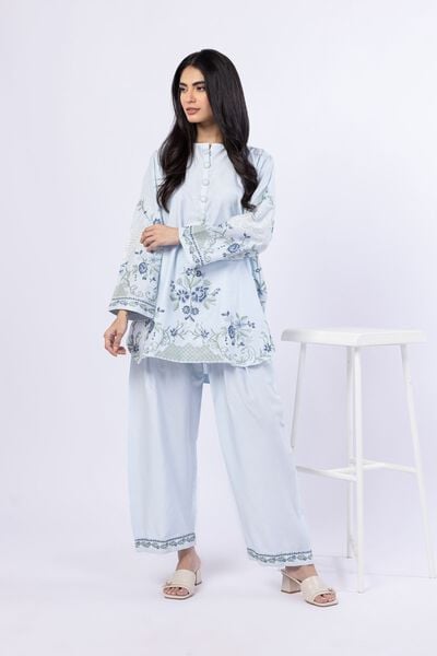 Embroidered | Raw Silk | Pants | USD 25.00