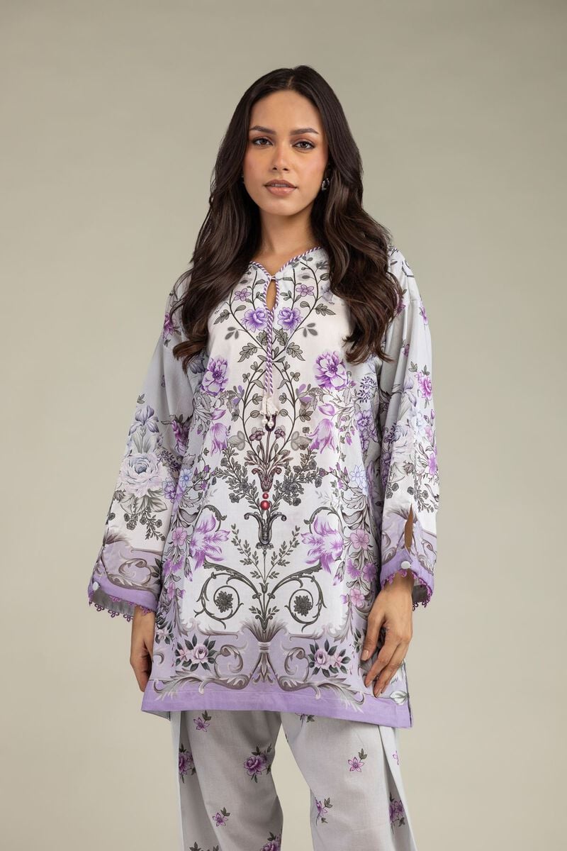 Printed | Cambric | Floral Cambric Kurta | USD 35.00