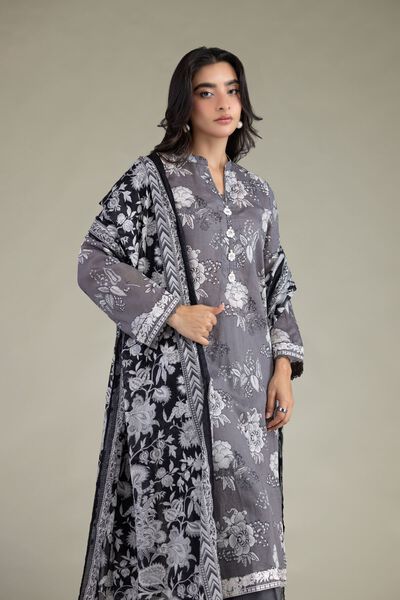 Embroidered | Cambric | Cambric 3-Piece Tailored | USD 70.00