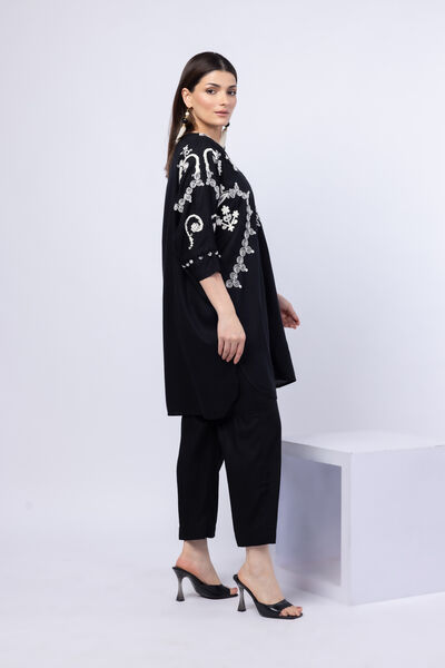Dyed | Crosshatch Raw Silk | Shalwar | USD 18.00