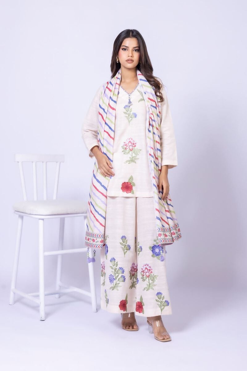 Printed | Textured Cotton | Dupatta | USD 17.00