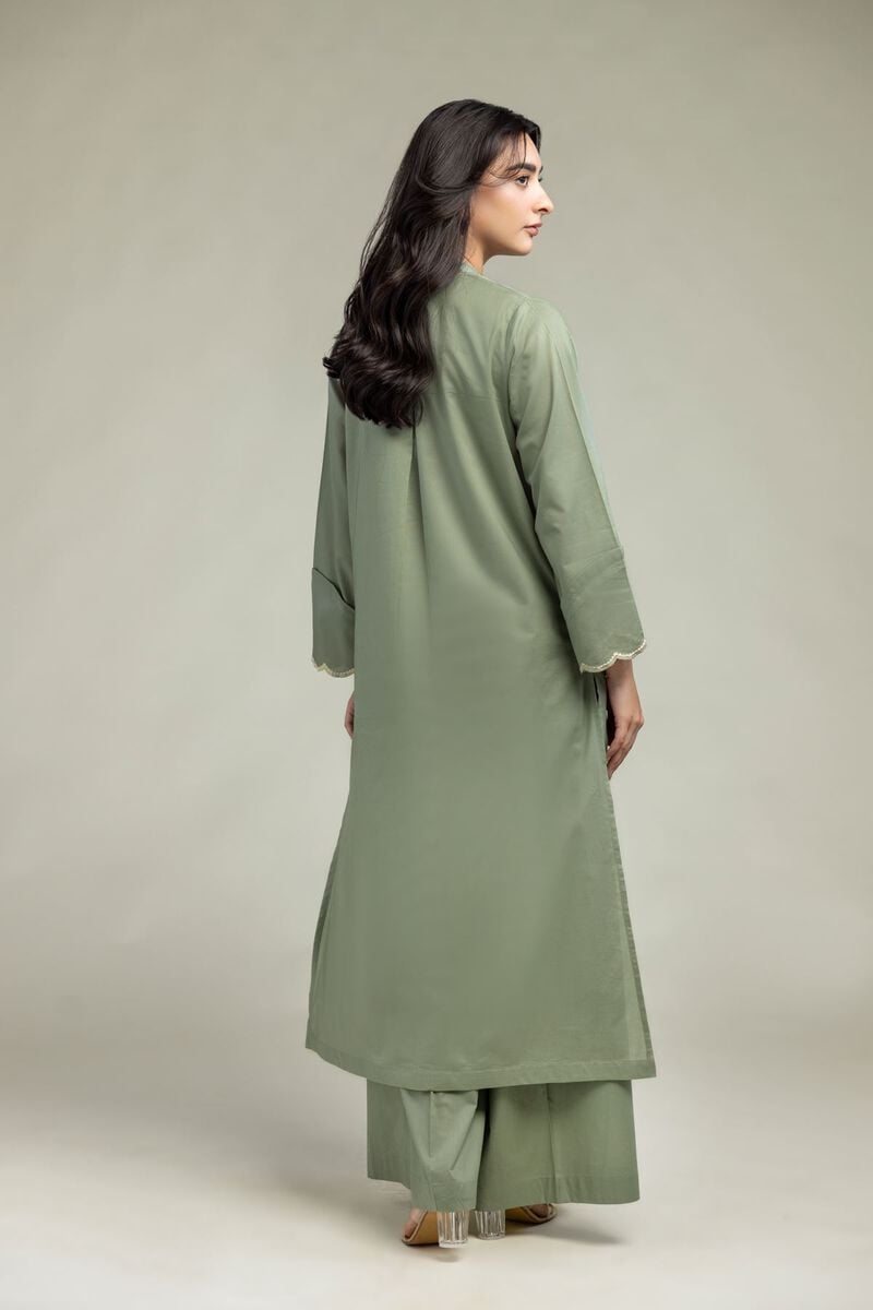 Cambric | Long V-Neck Kurta | USD 55.00