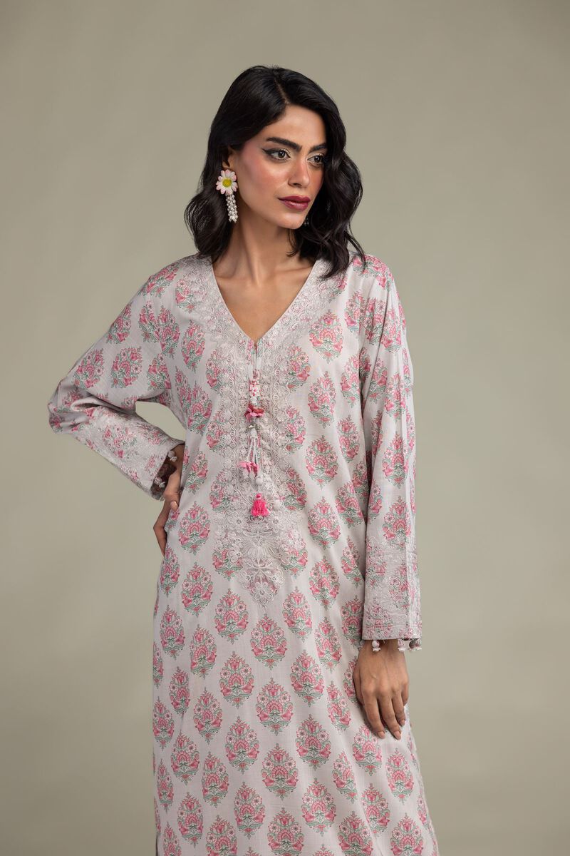 Embroidered | Raw Silk | Kurta | USD 65.00