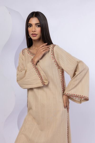 Embroidered | Leno | Kurta | USD 35.00