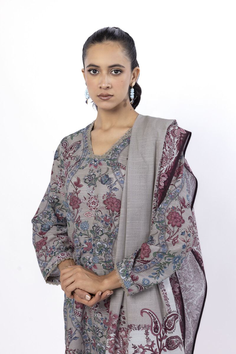 Embroidered | Light Khaddar | Tailored 3 Piece | USD 50.00