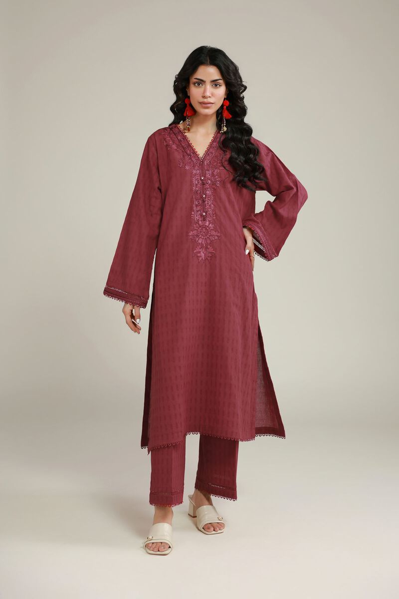 Embroidered | Dobby | Dobby Tailored Set | USD 55.00