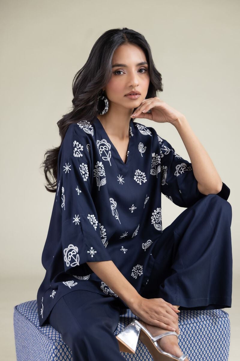 Embroidered | Viscose | Tunic | USD 35.00