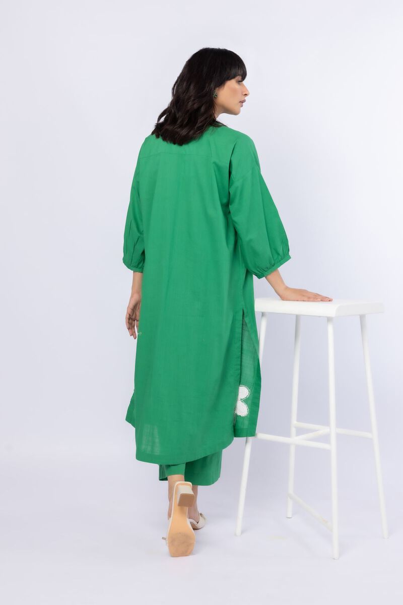 Embroidered | Crosshatch Poplin | Kurta | USD 12.00