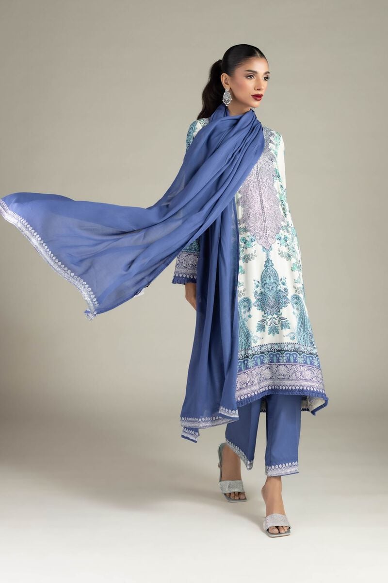 Embroidered | Raw Silk | 3 Piece Co-ord Set | USD 50.00