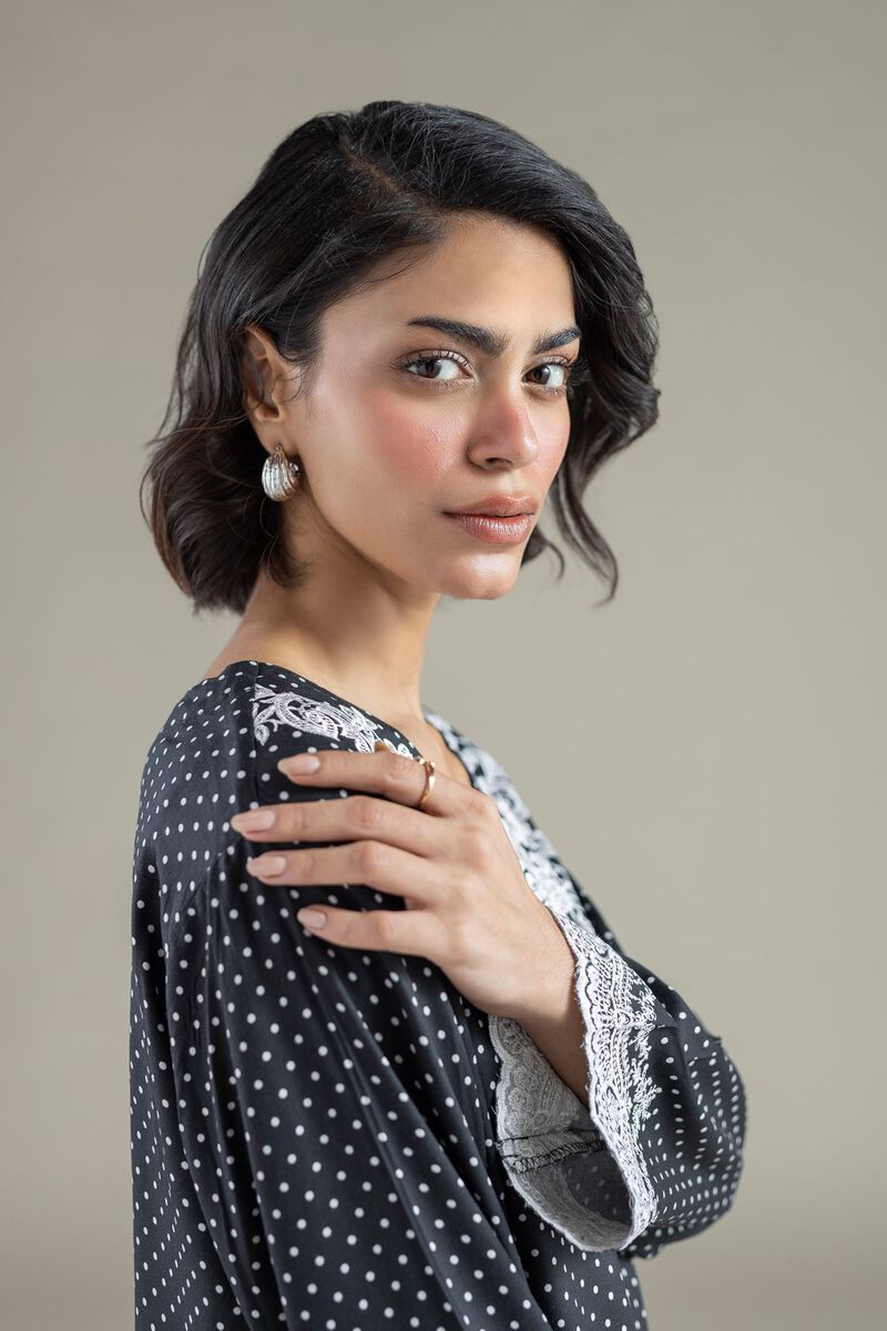 Embroidered | Marina | Polka Dot Kurta | USD 30.00