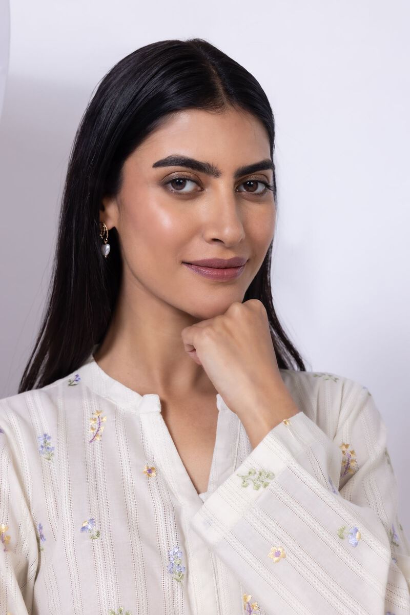 Embroidered | Leno | Kurta | null