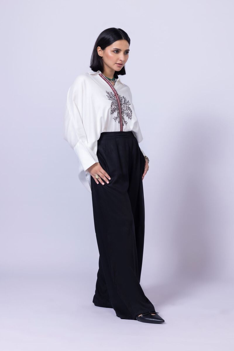 Dyed | Viscose Crepe | Trousers | USD 7.50