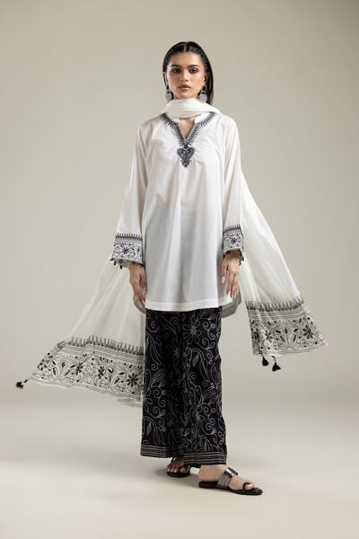 Embroidered | Lawn | Floral Lawn Dupatta | USD 30.00