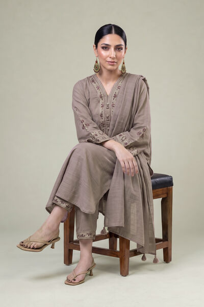 Embroidered | Light Khaddar | Light Khaddar Dupatta | USD 30.00