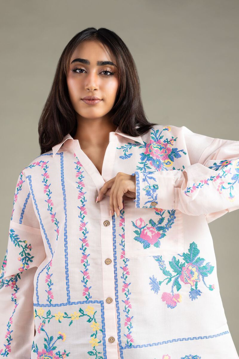 Embroidered | Mesuri | Shirt | USD 17.50