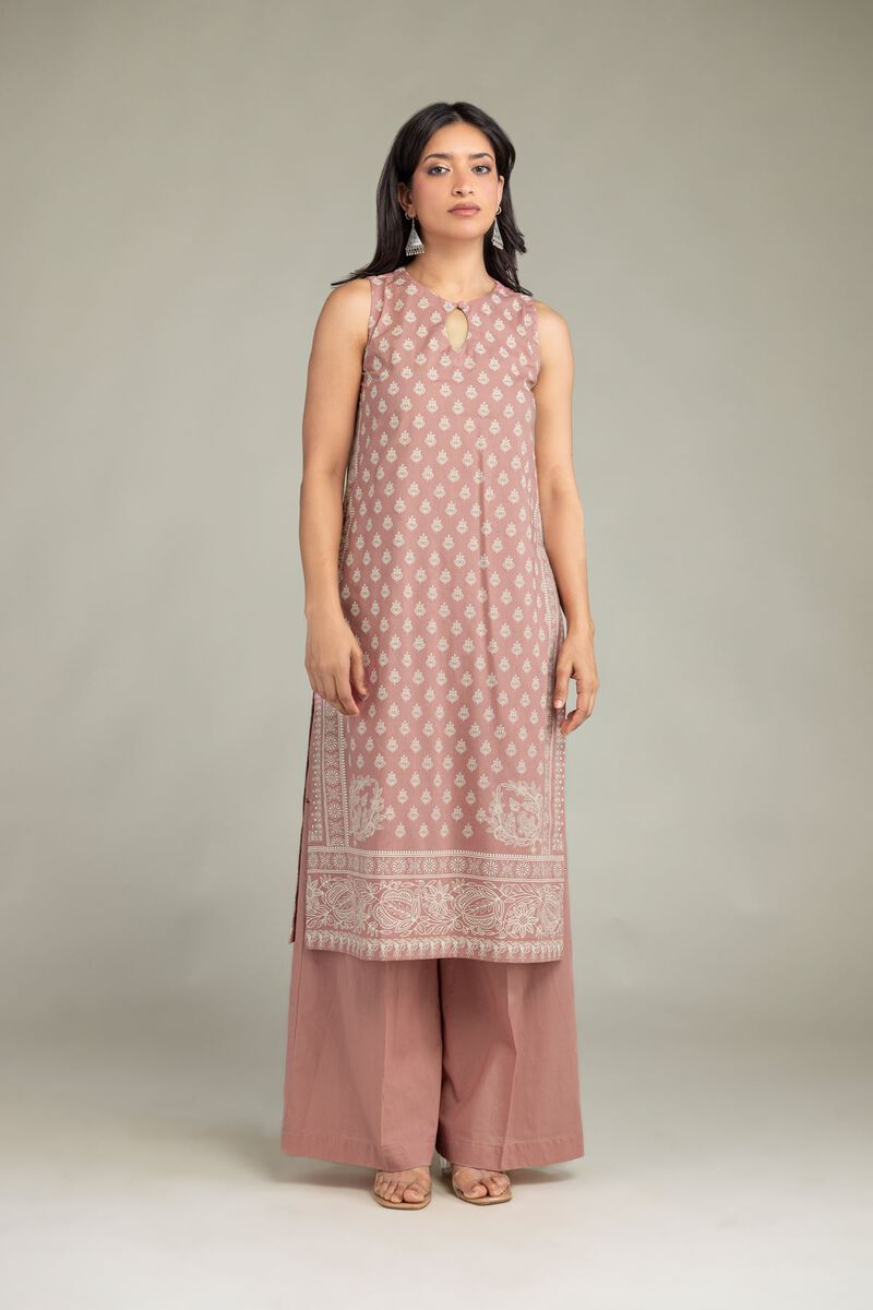 Cambric | Sleeveless Cambric Kurta | USD 40.00