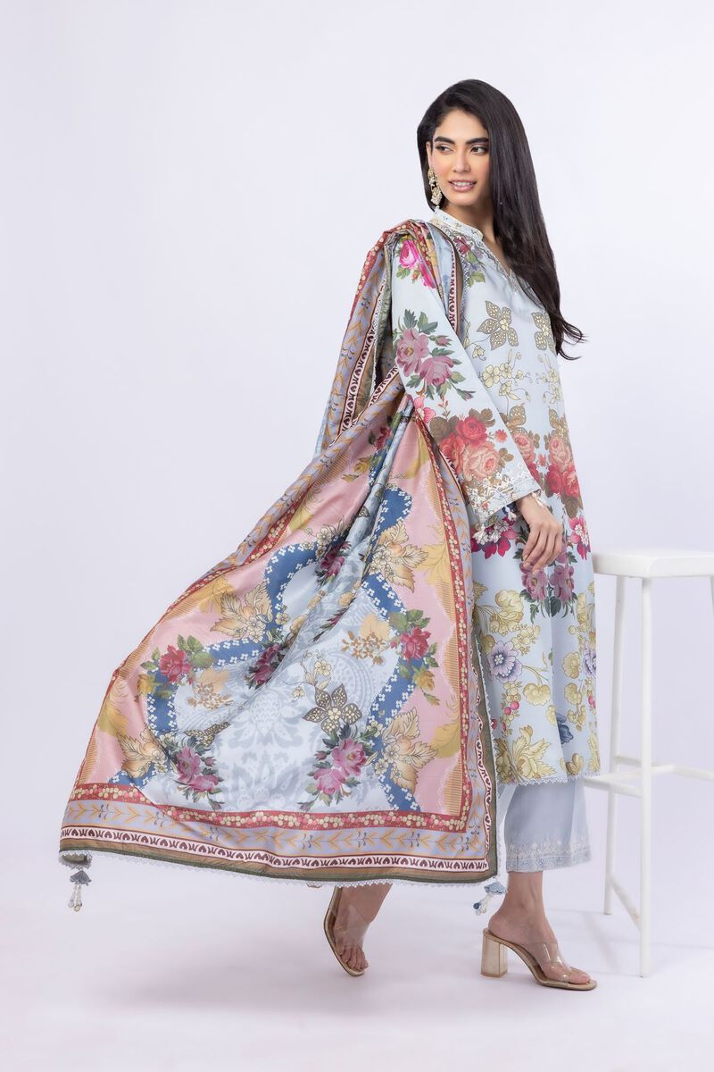 Printed | Tusser Silk | Dupatta | USD 28.00