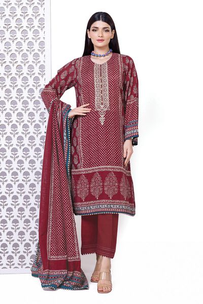 Embroidered | Light Khaddar | Tailored 3 Piece | USD 35.00