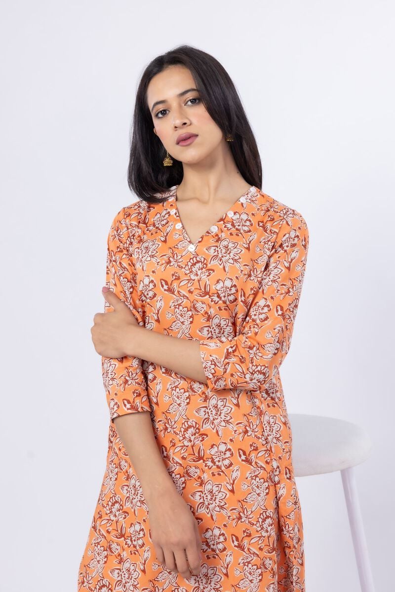 Printed | Cambric | Kurta | USD 6.00