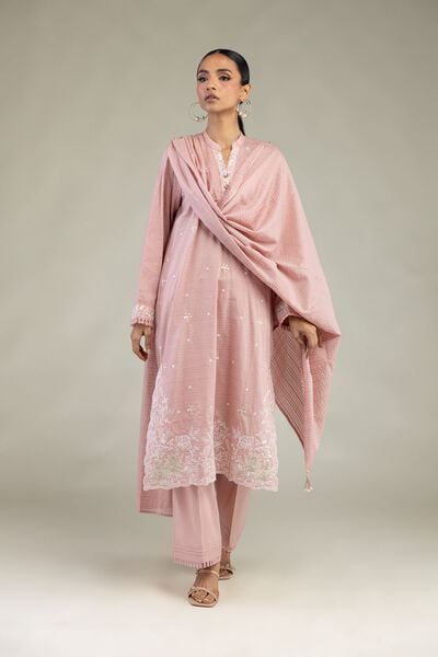 Embroidered | Messuri Dobby | Messuri Tailored 3-Piece | USD 85.00