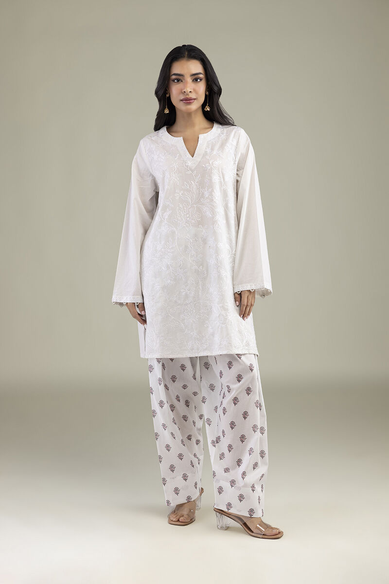 Embroidered | Cambric | Cambric Tailored 2-Piece | USD 55.00