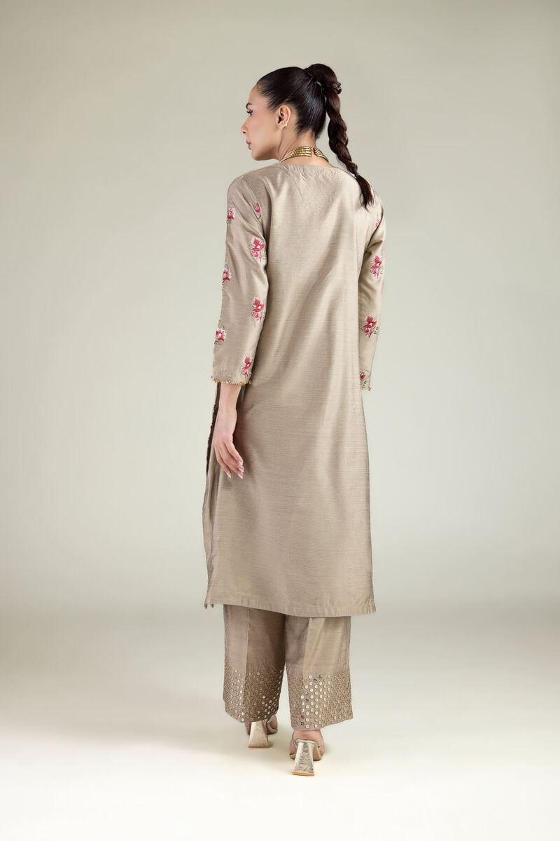 Embroidered | Raw Silk | Kurta | USD 55.00