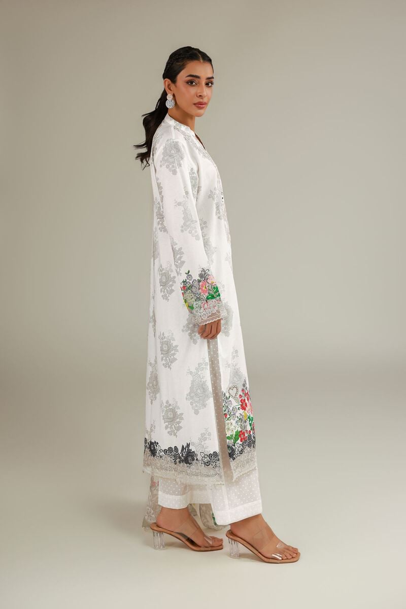 Embroidered | Cambric | Tailored 3-Piece Dress | USD 75.00