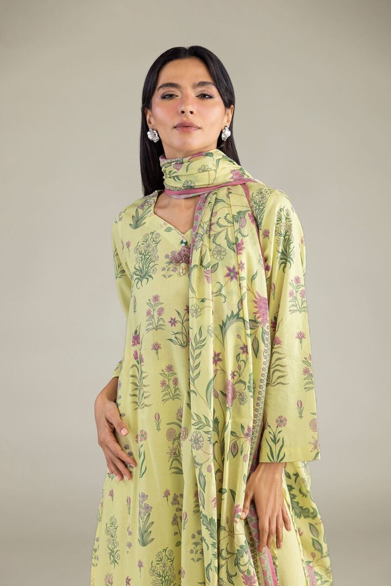 Printed | Lawn | Floral Lawn Dupatta | USD 30.00