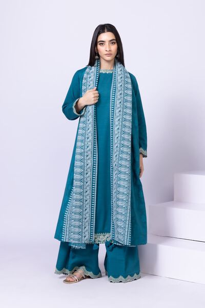 Embroidered | Khaddar | Pants | USD 5.40