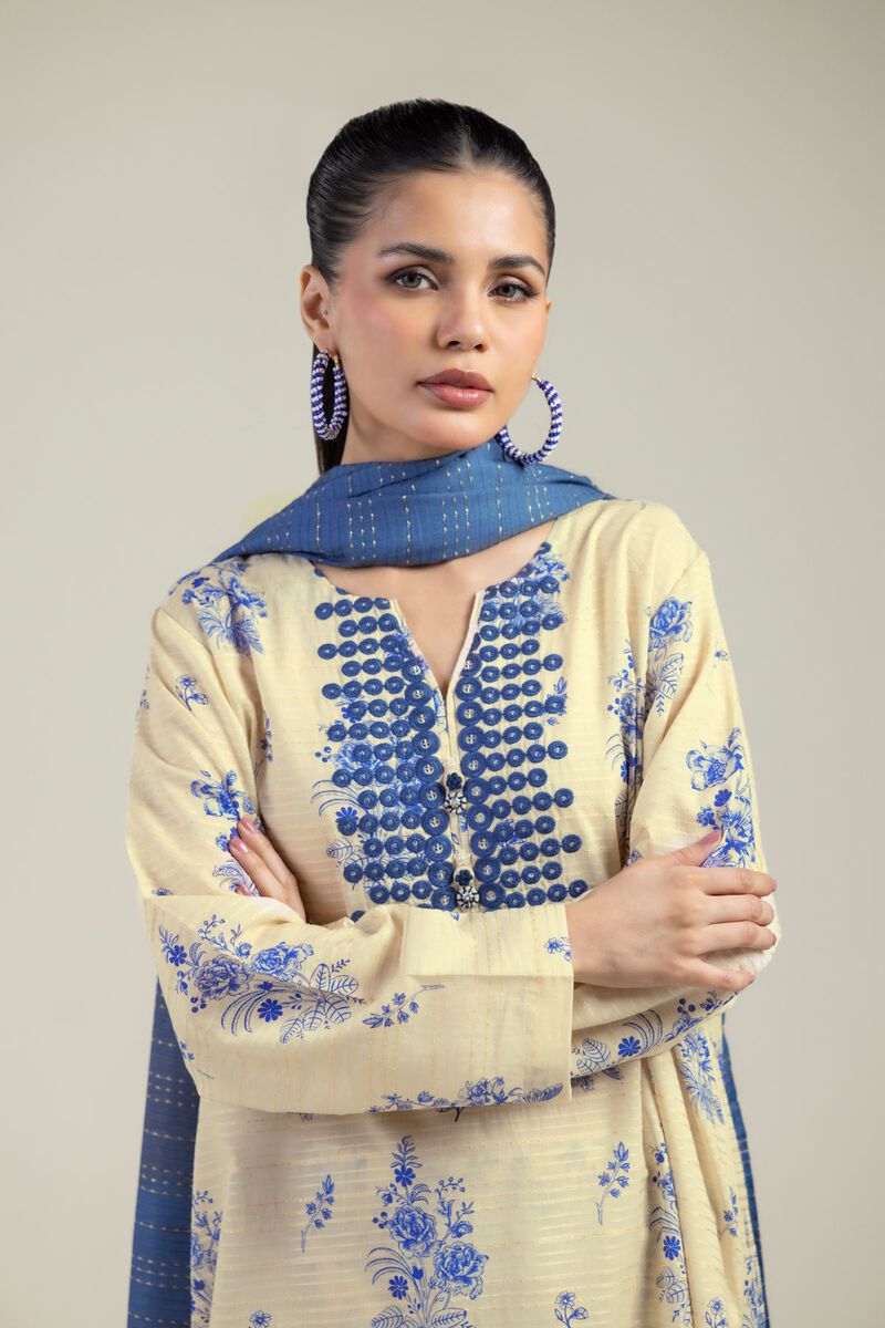 Embroidered | Mesuri Dobby | Mesuri Tailored 3-Piece | USD 70.00
