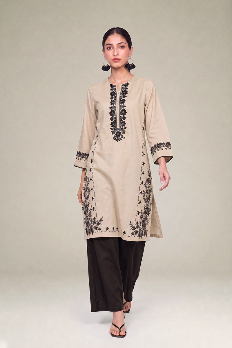 Embroidered | Cambric | Floral Cambric Kurta | USD 45.00