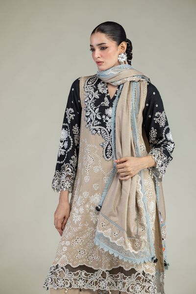 Raw Silk | 3 Piece Co-ord Set | USD 210.00