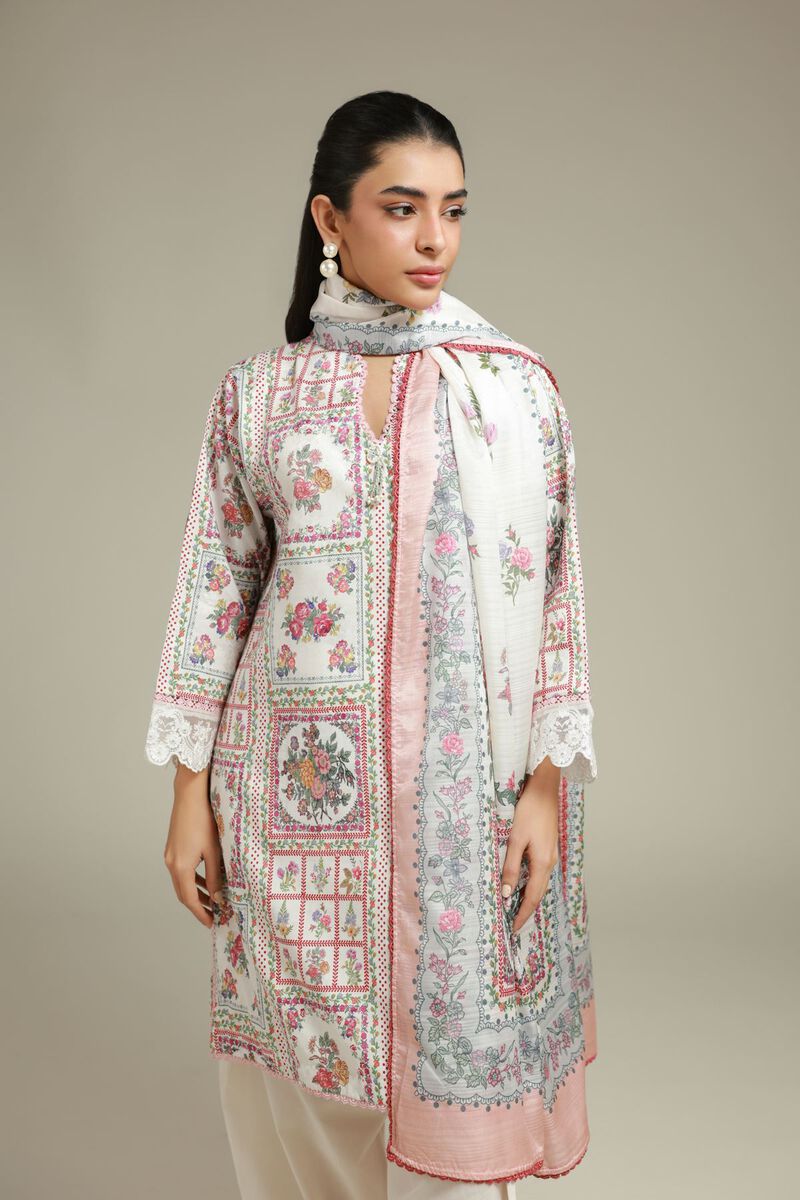 Printed | Jacquard | Tailored 3 Piece | USD 70.00