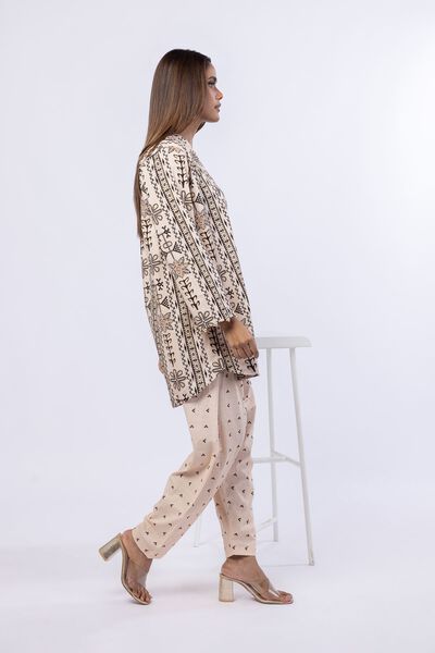 Printed | Crosshatch Poplin | Pants | USD 15.00