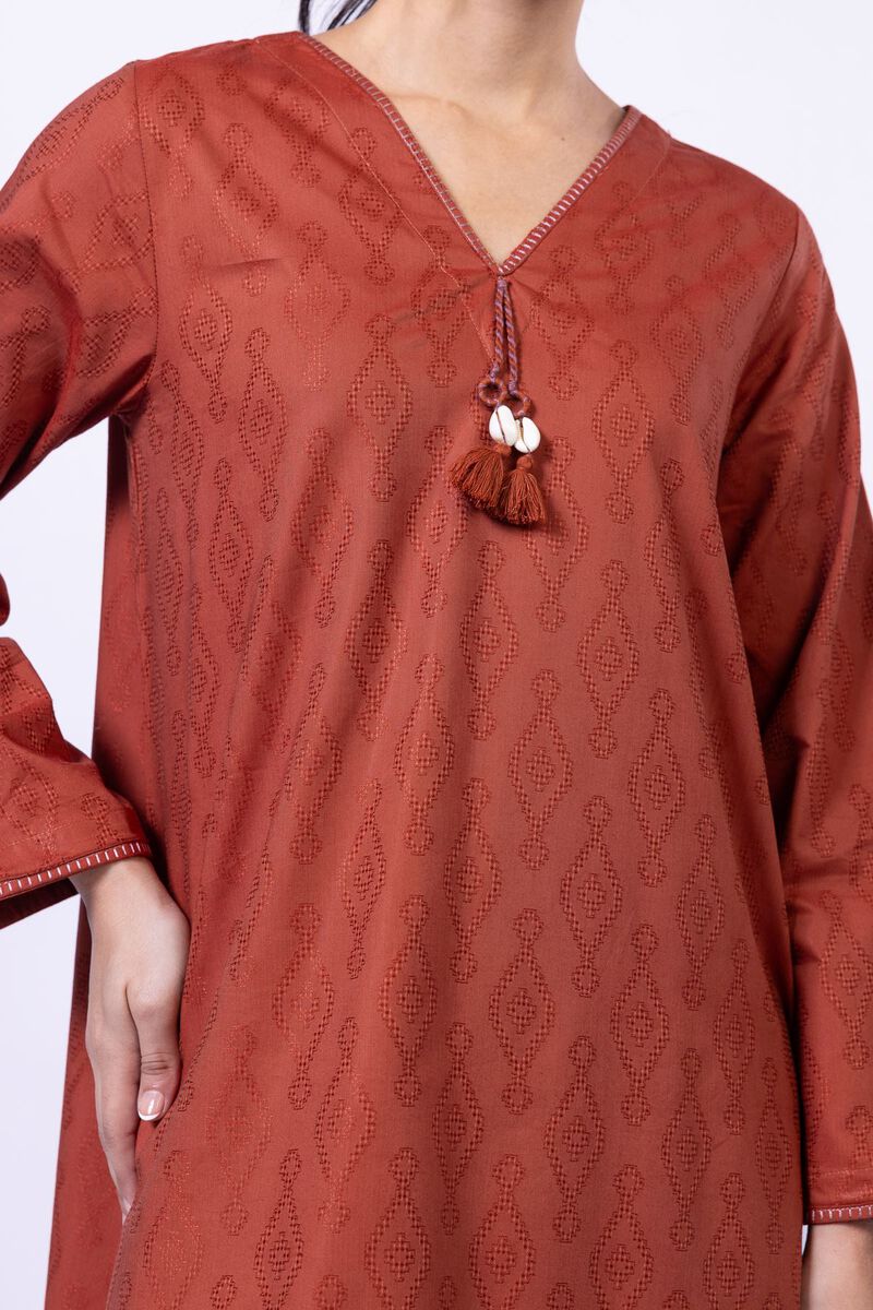 Dyed | Jacquard | Kurta | USD 30.00