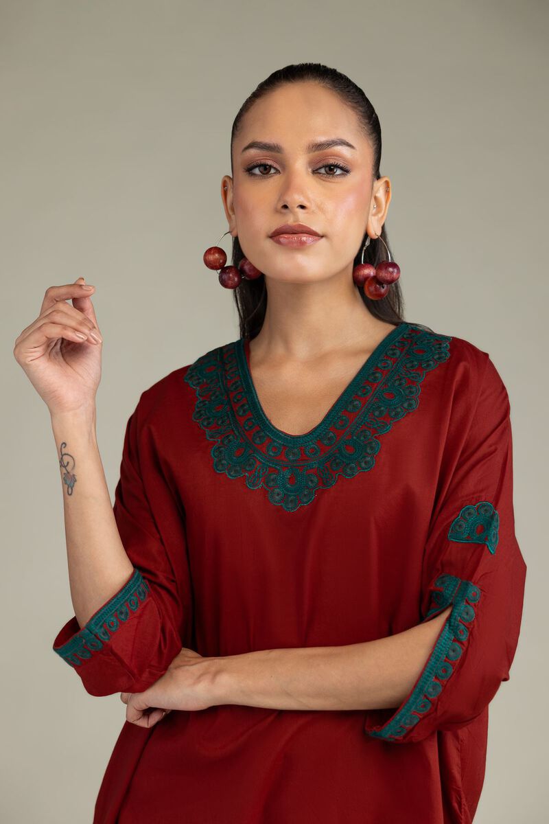 Embroidered | Cambric | Solid Cambric Kurta | USD 40.00