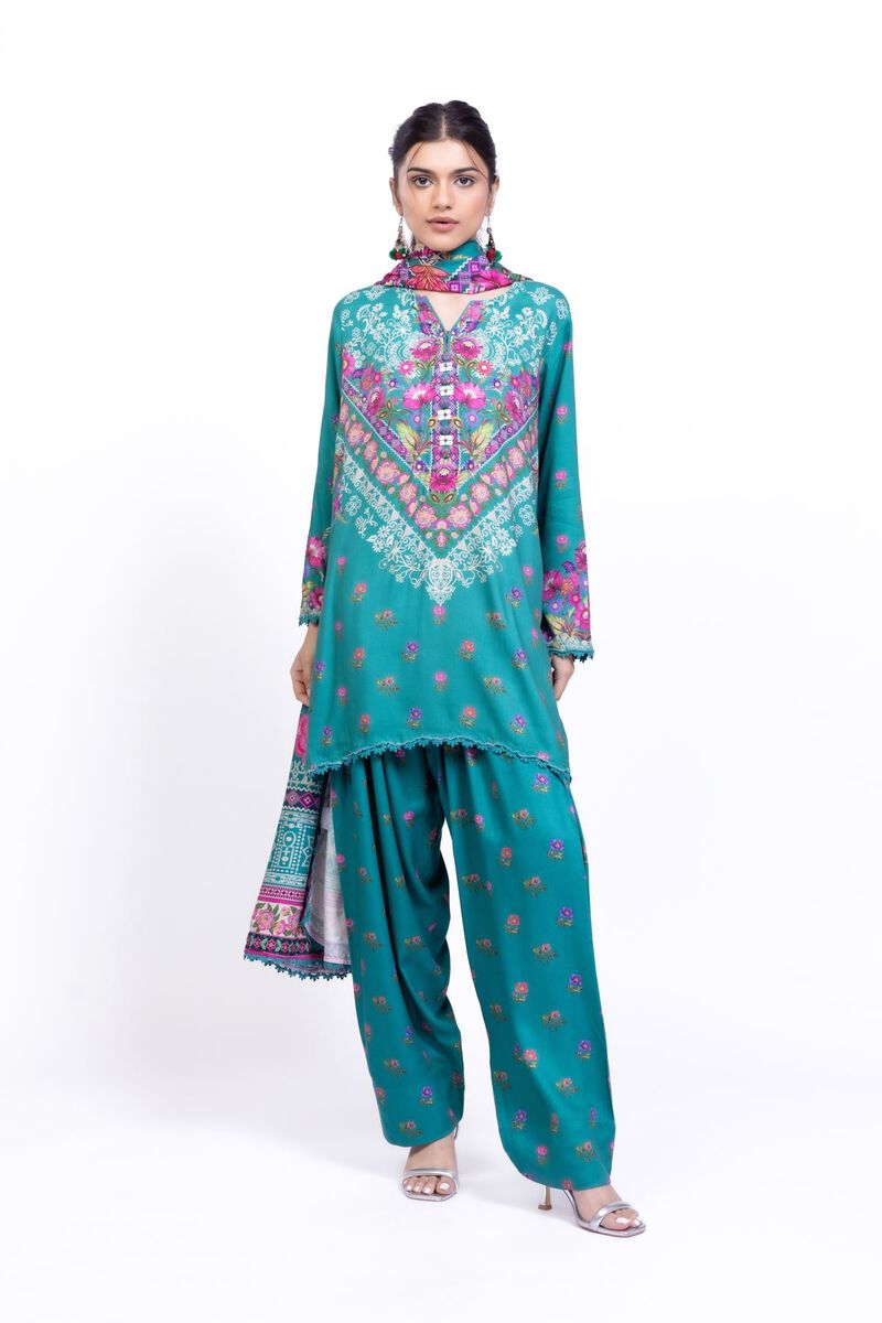 Embroidered | Satin | Kurta | USD 35.00