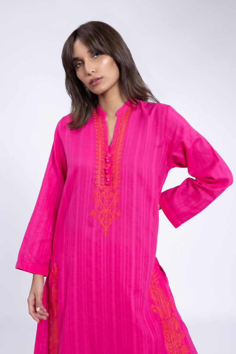 Embroidered | Leno | Kurta | USD 17.50