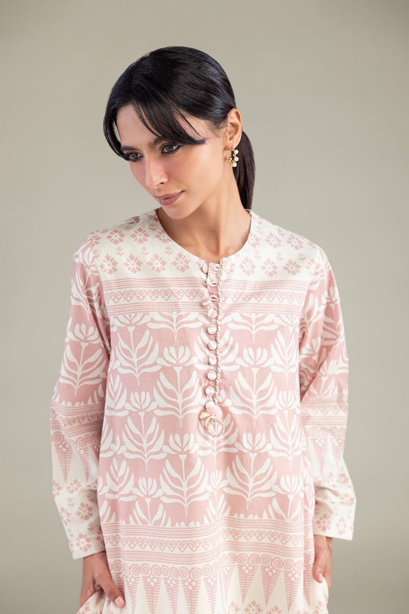 Cambric | Floral Pink Kurta | USD 35.00
