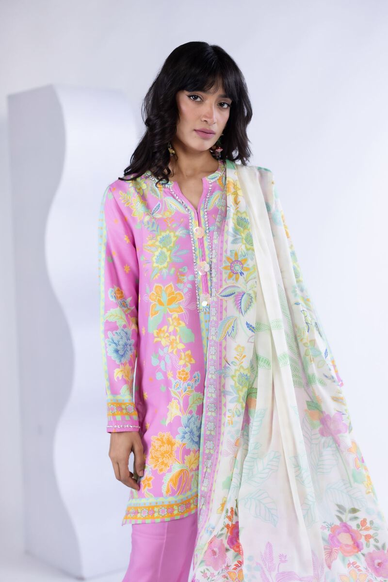 Printed | Light Thai Silk | Dupatta | USD 23.00