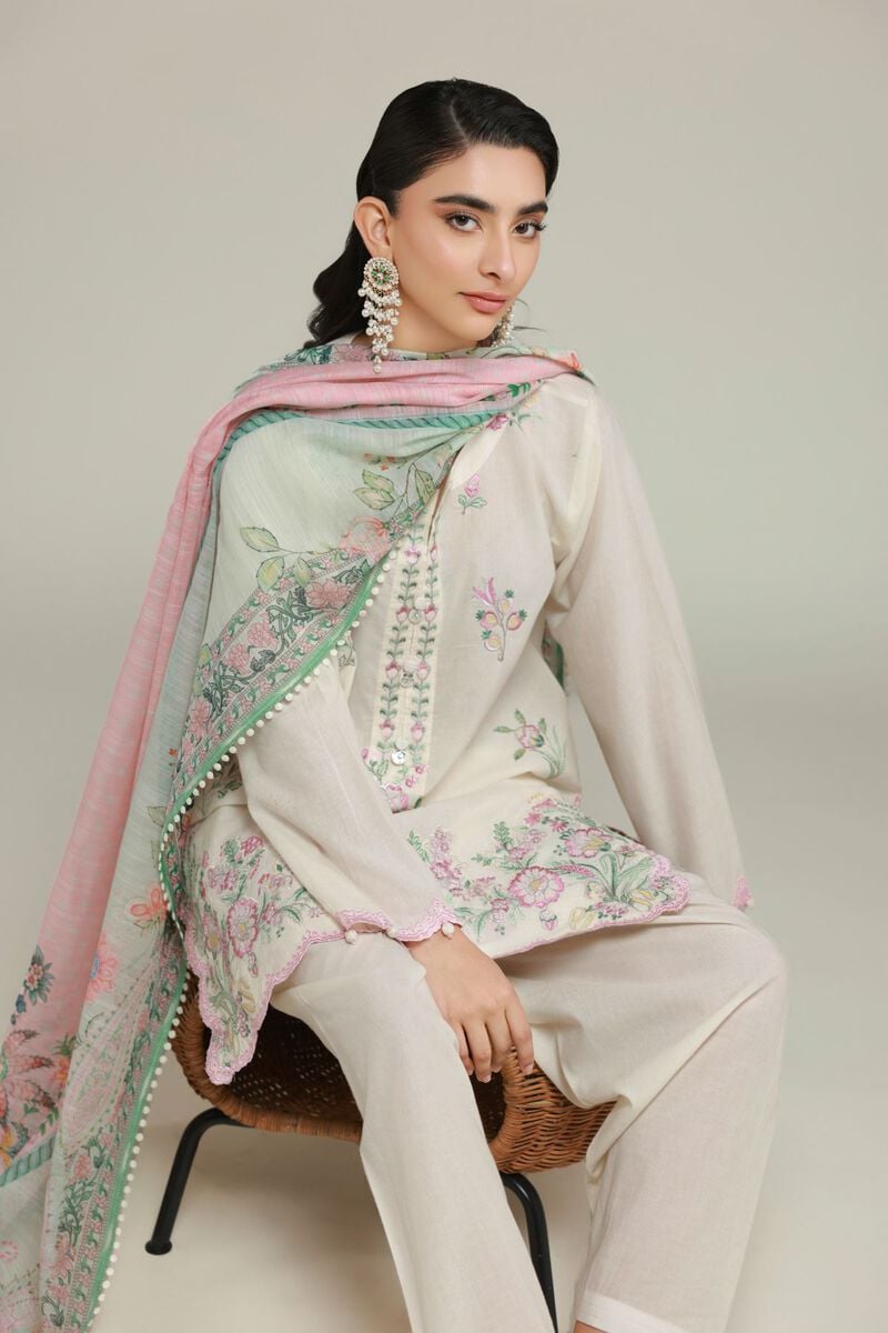 Embroidered | Cambric | Tailored 3 Piece | USD 75.00